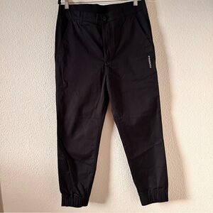 Fingercroxx Black Cotton Pants Men Size Large
